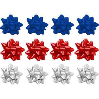 PMU Decorative Confetti Gift Bows (12/Pkg) Pkg/1