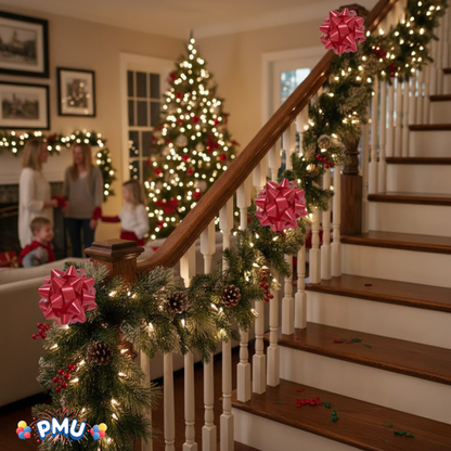 PMU Decorative Confetti Gift Bows (12/Pkg) Pkg/1