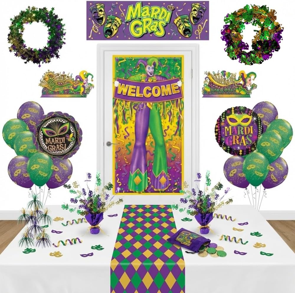PMU Mardi Gras Party Decorations and Supplies