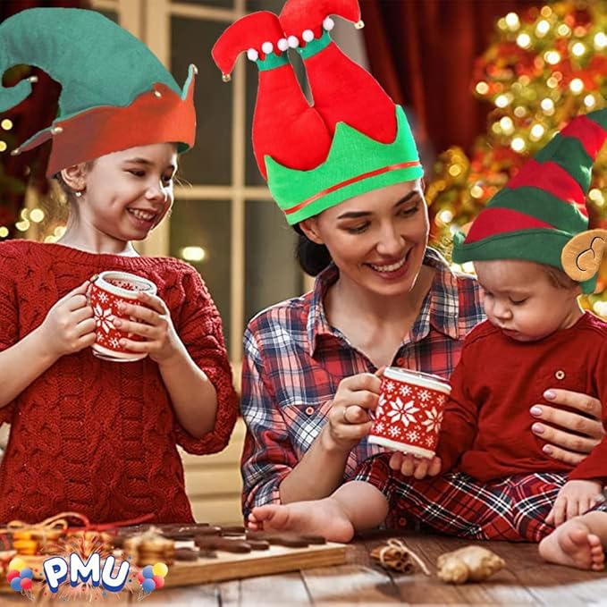 PMU Funny Christmas Hat, Santa's Santa Pants Down The Chimney Hat for Crazy Xmas Party Dress Up Celebrations, Costume Accessories