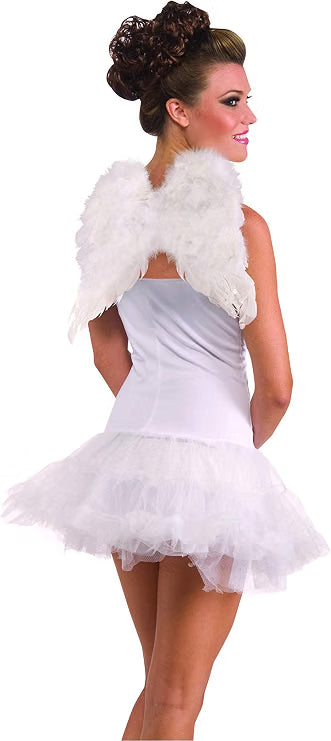 Club Angel Feather Wings Wearable Costume and Party Accessory (1/Pkg) Pkg/1