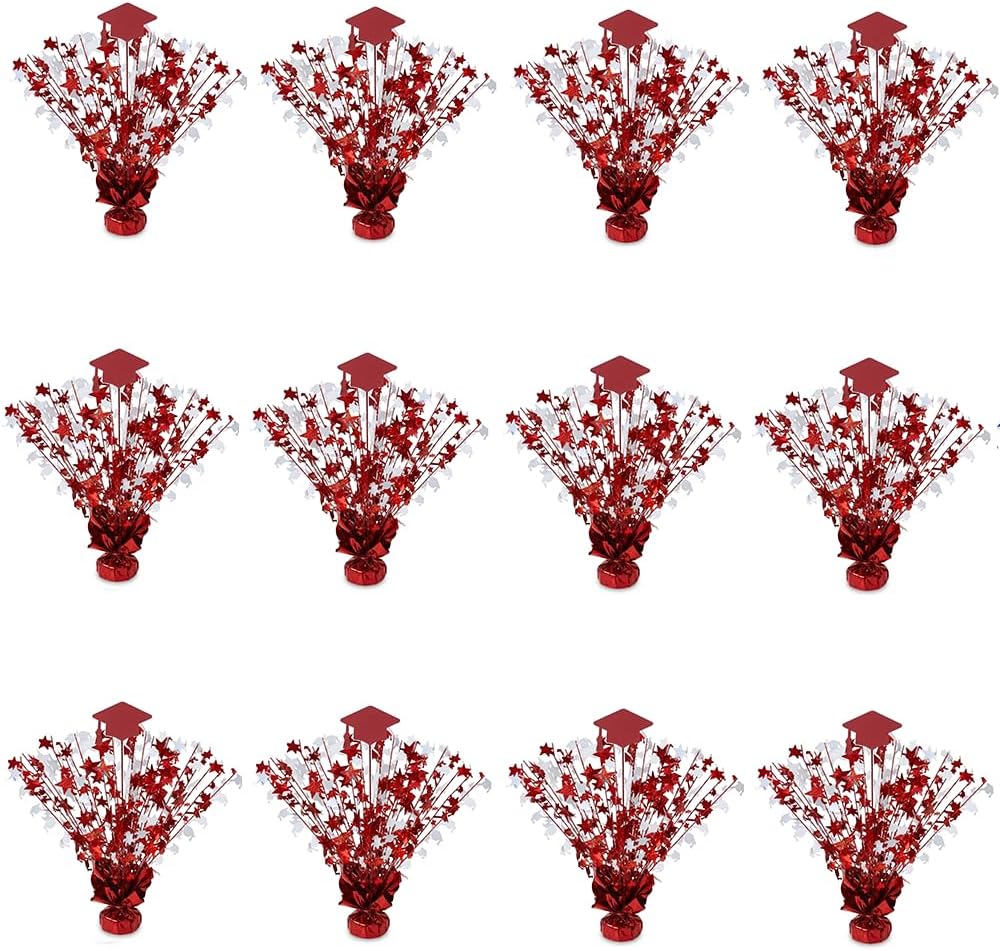 PMU Graduation Balloon Weights, Graduation Centerpieces for Table, Grad Party Decorations 15in / 7.34cm