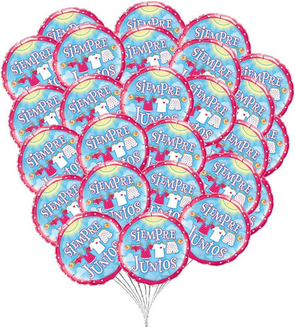 PMU Happy Valentine's Day 18 Inch Hearts Mylar-Foil Balloon