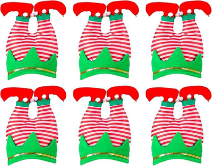 PMU Funny Christmas Hat, Elf Twinkle Toe Hat for Crazy Xmas Party Dress Up celebrations
