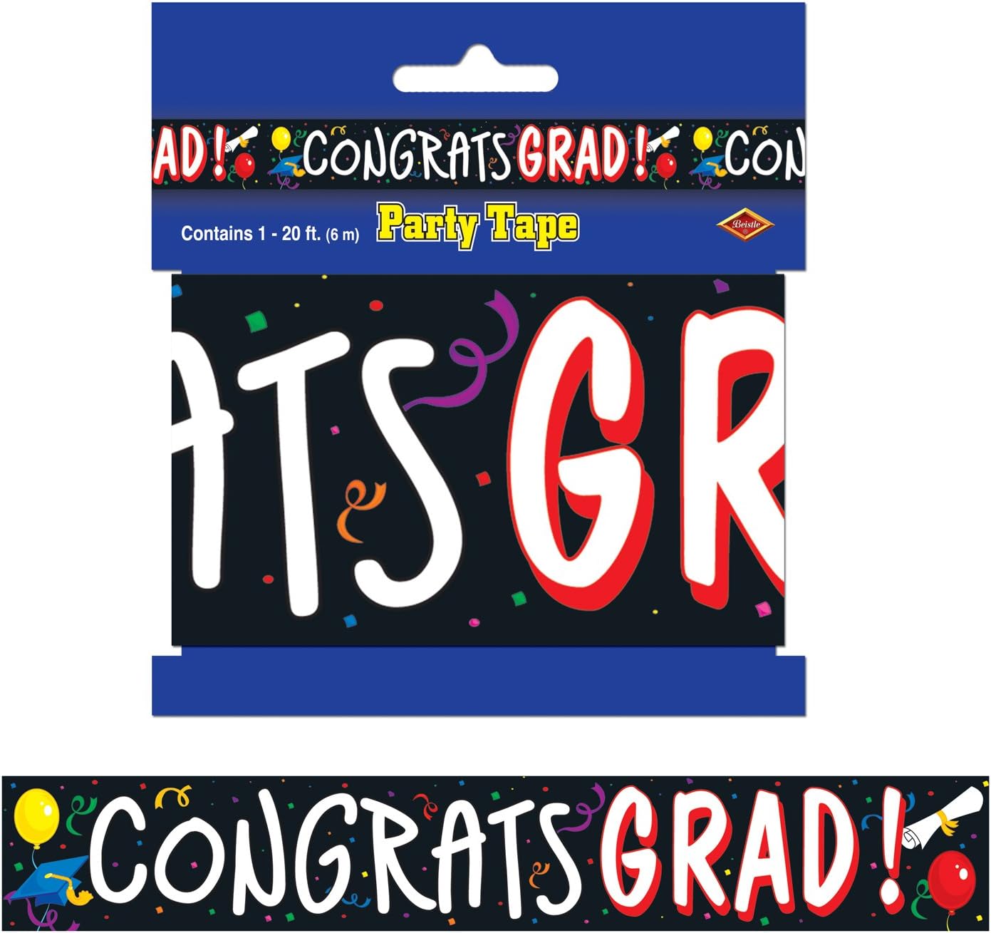 PMU Graduation "Congrats Graduation!"  - Graduation Celebration Decor Party Accessories (1/Pkg) Pkg/1