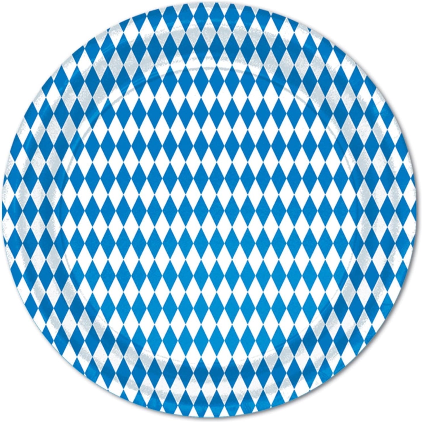 PMU Oktoberfest 9 Inch Dessert Plates, German Beer Festival Party Tableware