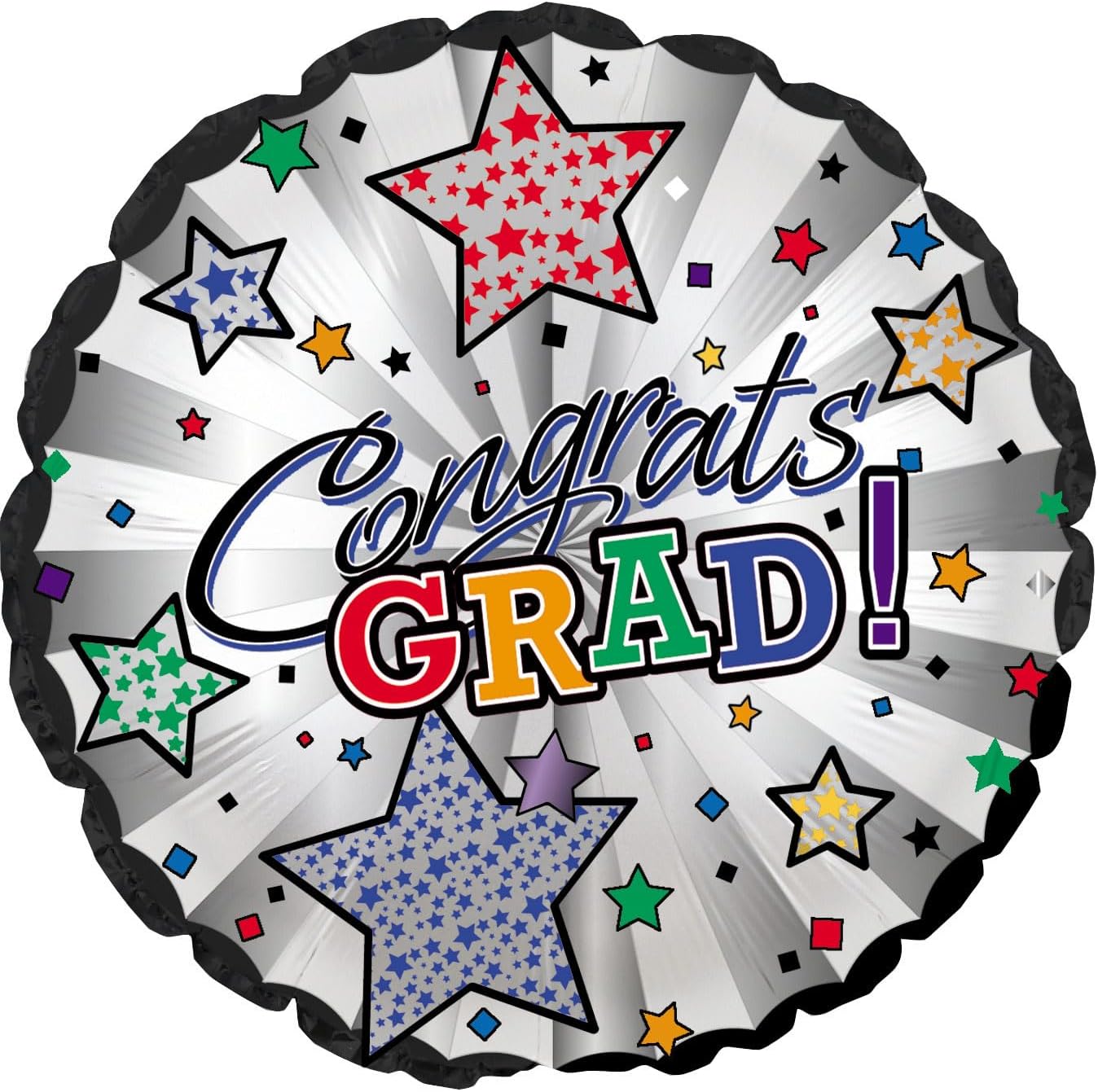 PMU Graduation 18in Mylar Balloon Graduation Decoration Mylar Balloons Celebrate Success with Vibrant Graduation Balloons Balloon Graduation Décor