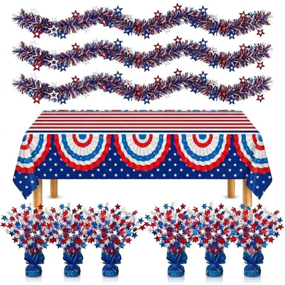 PMU 4th of July Decorations Patriotic Accessories Set