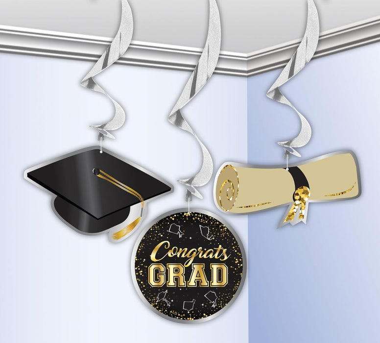 PMU Graduation "Congrats Graduation!"  - Graduation Celebration Decor Party Accessories (1/Pkg) Pkg/1