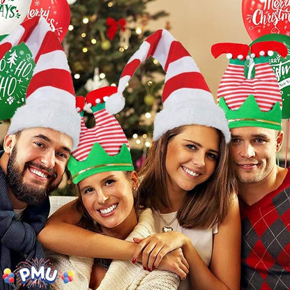 PMU Funny Christmas Hat, Elf Twinkle Toe Hat for Crazy Xmas Party Dress Up celebrations