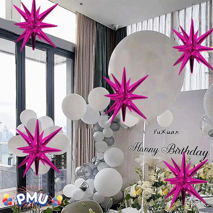 PMU Magic Starburst 22 & 42 Inch Mylar Balloon