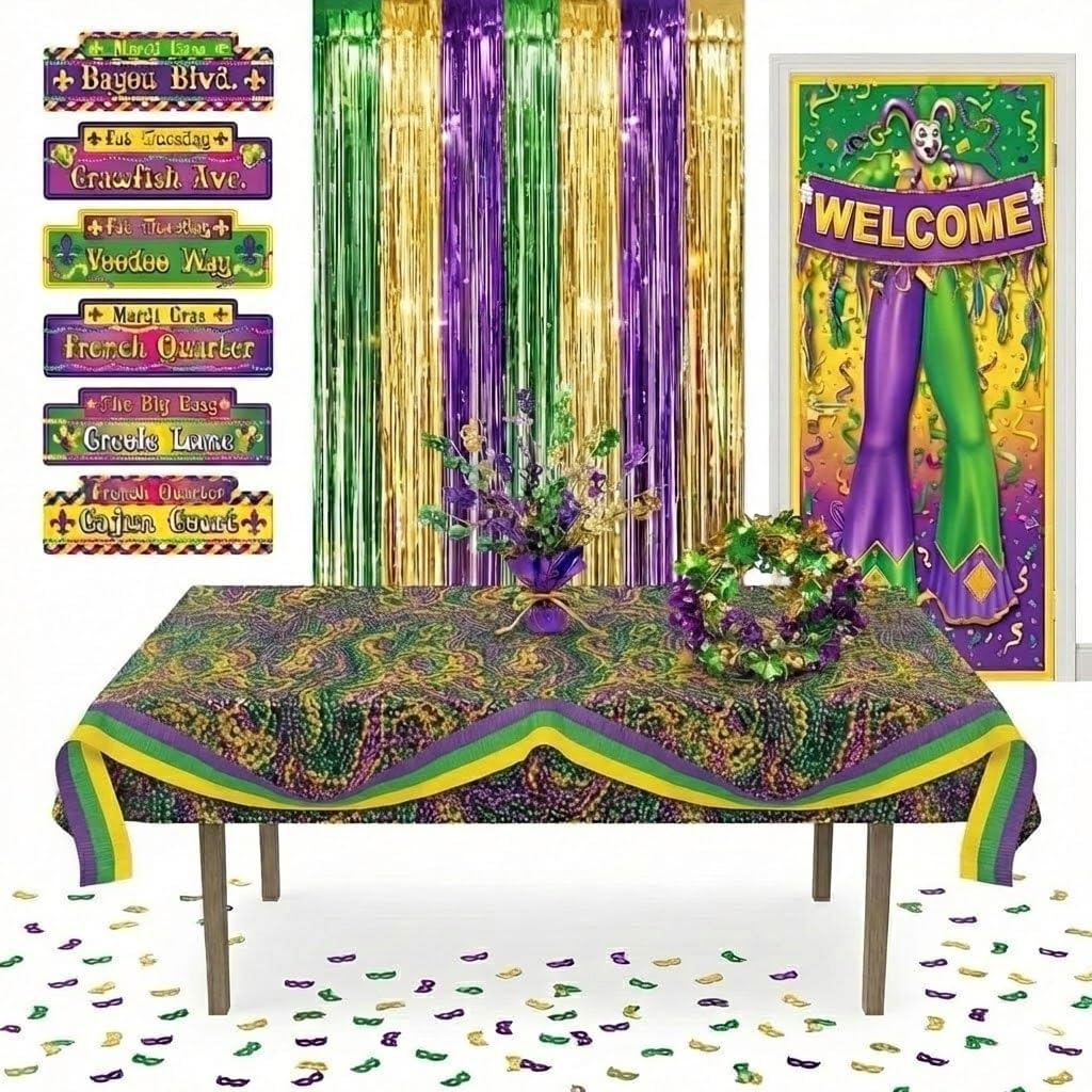 PMU Mardi Gras Party Decorations and Supplies