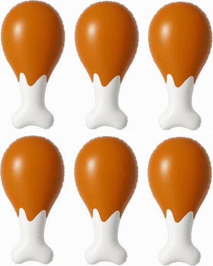 PMU Thanksgiving Giant Turkey Drumsrick Inflatable Decoration 24in in Indoor Thanksgiving Party Events Accessory