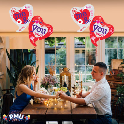 PMU Valentine's Day Mylar - Foil Balloons Proposal, Special Events, Photo Props Party Decoration and Accessories