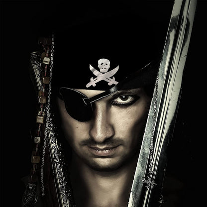 PMU Halloween Party Hats & Headbands, Caribbean Pirate, Witch & Pumpkin Accessories