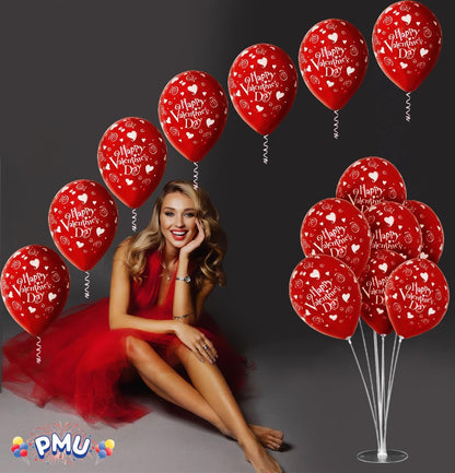 PMU Valentines Day Balloons 11 Inch, Weddings, Birthdays, Anniversaries, Engagements