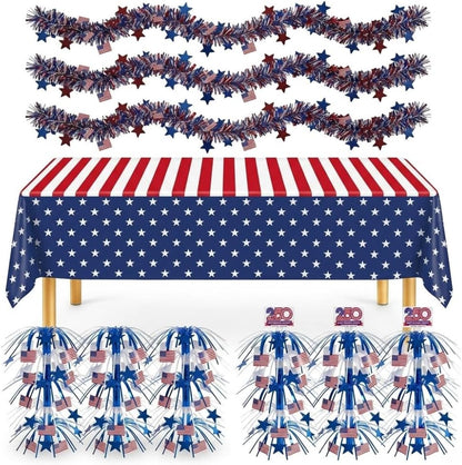 PMU 4th of July Decorations Patriotic Accessories Set