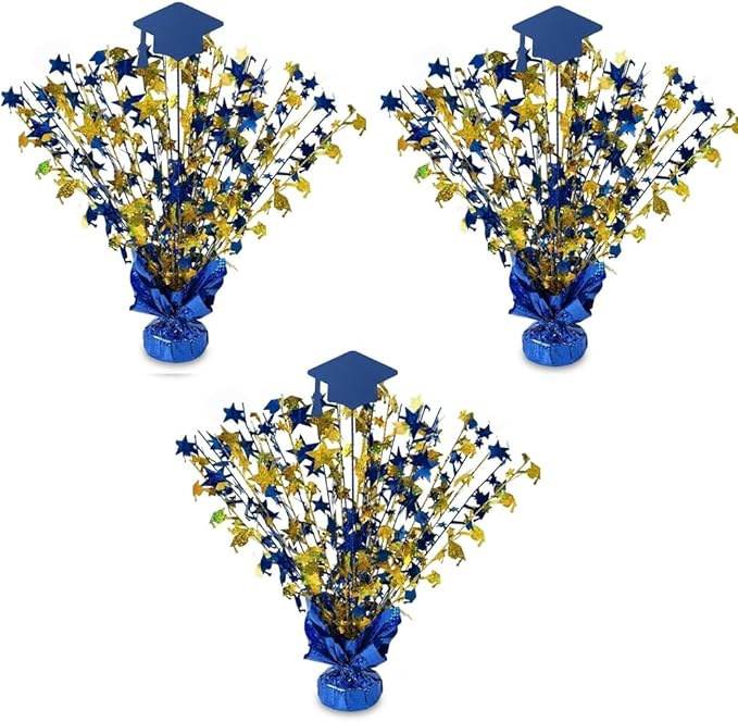 PMU Graduation Balloon Weights, Graduation Centerpieces for Table, Grad Party Decorations 15in / 7.34cm