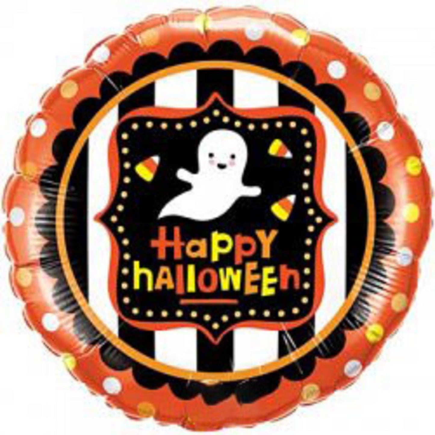 PMU Halloween Foil Balloons 18 Inch, Fun Mylar Balloons for Halloween Party Décor