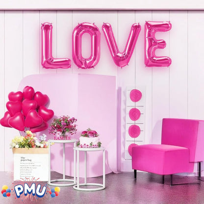 PMU Valentine's Day Mylar - Foil Balloons Proposal, Special Events, Photo Props Party Decoration and Accessories