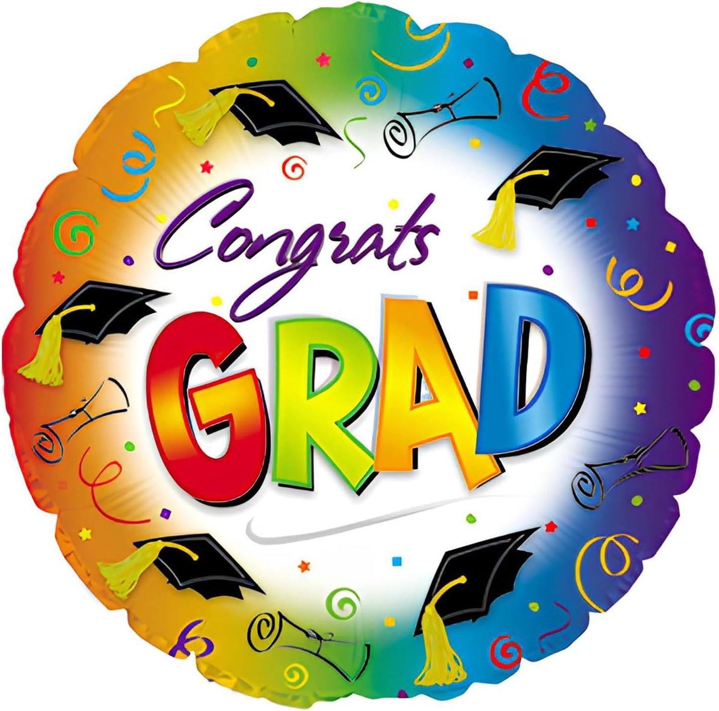 PMU Graduation 18in Mylar Balloon Graduation Decoration Mylar Balloons Celebrate Success with Vibrant Graduation Balloons Balloon Graduation Décor