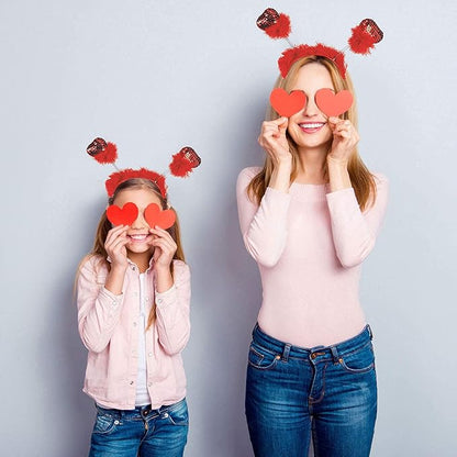 PMU Valentine's Day Head Boppers Valentines Day Headband Holiday Party Costume Accessories and Photo Props