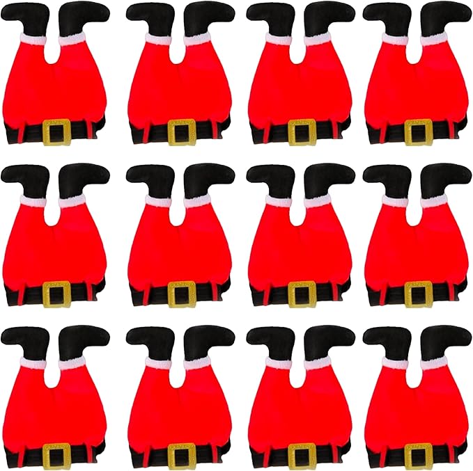 PMU Funny Christmas Hat, Santa's Santa Pants Down The Chimney Hat for Crazy Xmas Party Dress Up Celebrations, Accessories