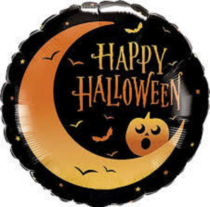 PMU Halloween Foil Balloons 18 Inch, Fun Mylar Balloons for Halloween Party Décor