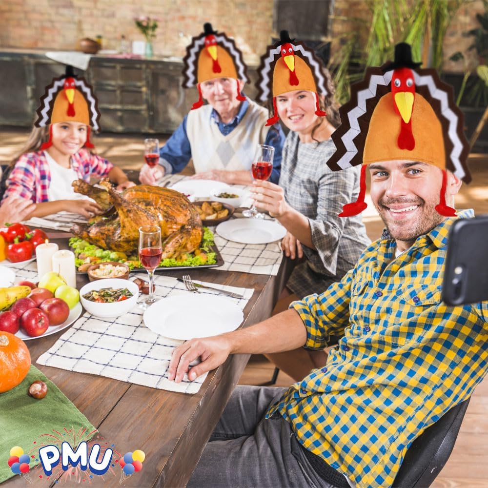 PMU Thanksgiving Turkey Hats Party Costumes and Accessories