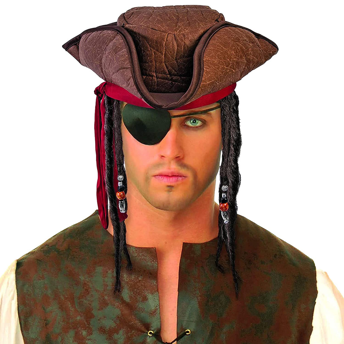 PMU Halloween Party Hats & Headbands, Caribbean Pirate, Witch & Pumpkin Accessories