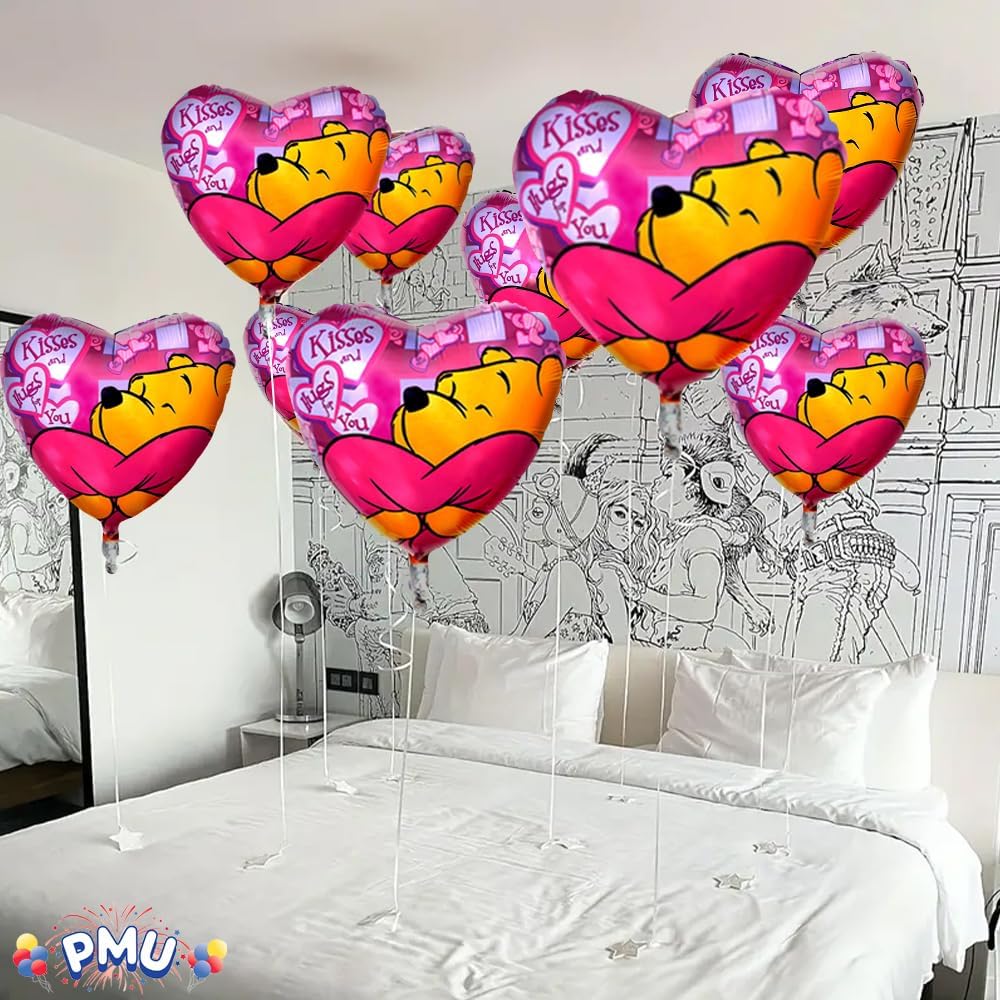 PMU Happy Valentine's Day 18 Inch Hearts Mylar-Foil Balloon