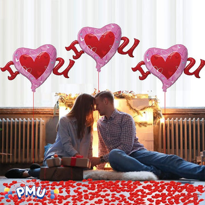 PMU Valentine's Day Mylar - Foil Balloons Proposal, Special Events, Photo Props Party Decoration and Accessories