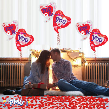 PMU Valentine's Day Mylar - Foil Balloons Proposal, Special Events, Photo Props Party Decoration and Accessories