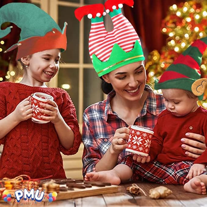 PMU Funny Christmas Hat, Elf Twinkle Toe Hat for Crazy Xmas Party Dress Up celebrations
