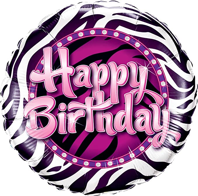 PMU Happy Birthday 18 Inch Mylar-Foil Balloon