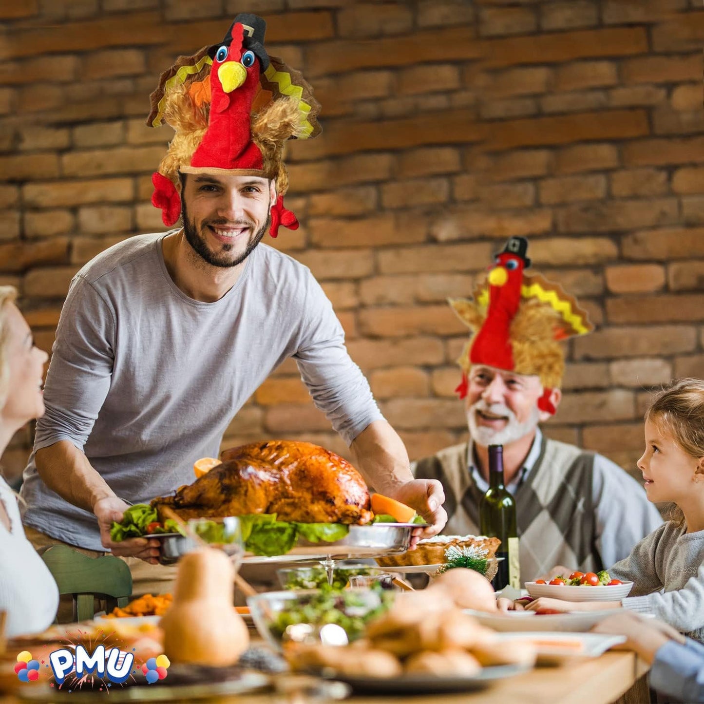 PMU Thanksgiving Turkey Hats Party Costumes and Accessories