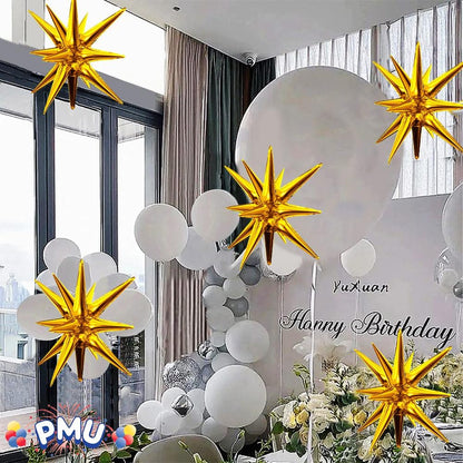 PMU Magic Starburst 22 & 42 Inch Mylar Balloon