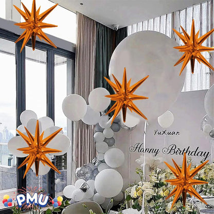 PMU Magic Starburst 22 & 42 Inch Mylar Balloon