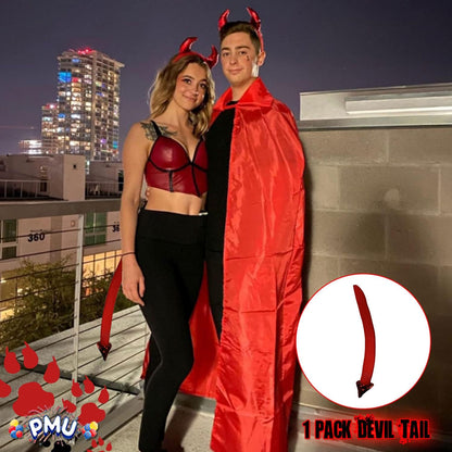 PMU Halloween Costume & Party Accessories – Whips, Shackles, Handcuffs, Devil Tail, Bat & Skull Beads