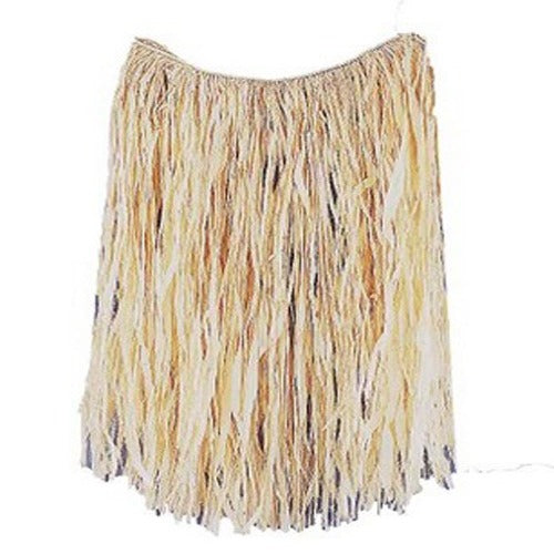 PMU Adult Raffia Hula Skirt (natural) Party Accessory Pkg/1