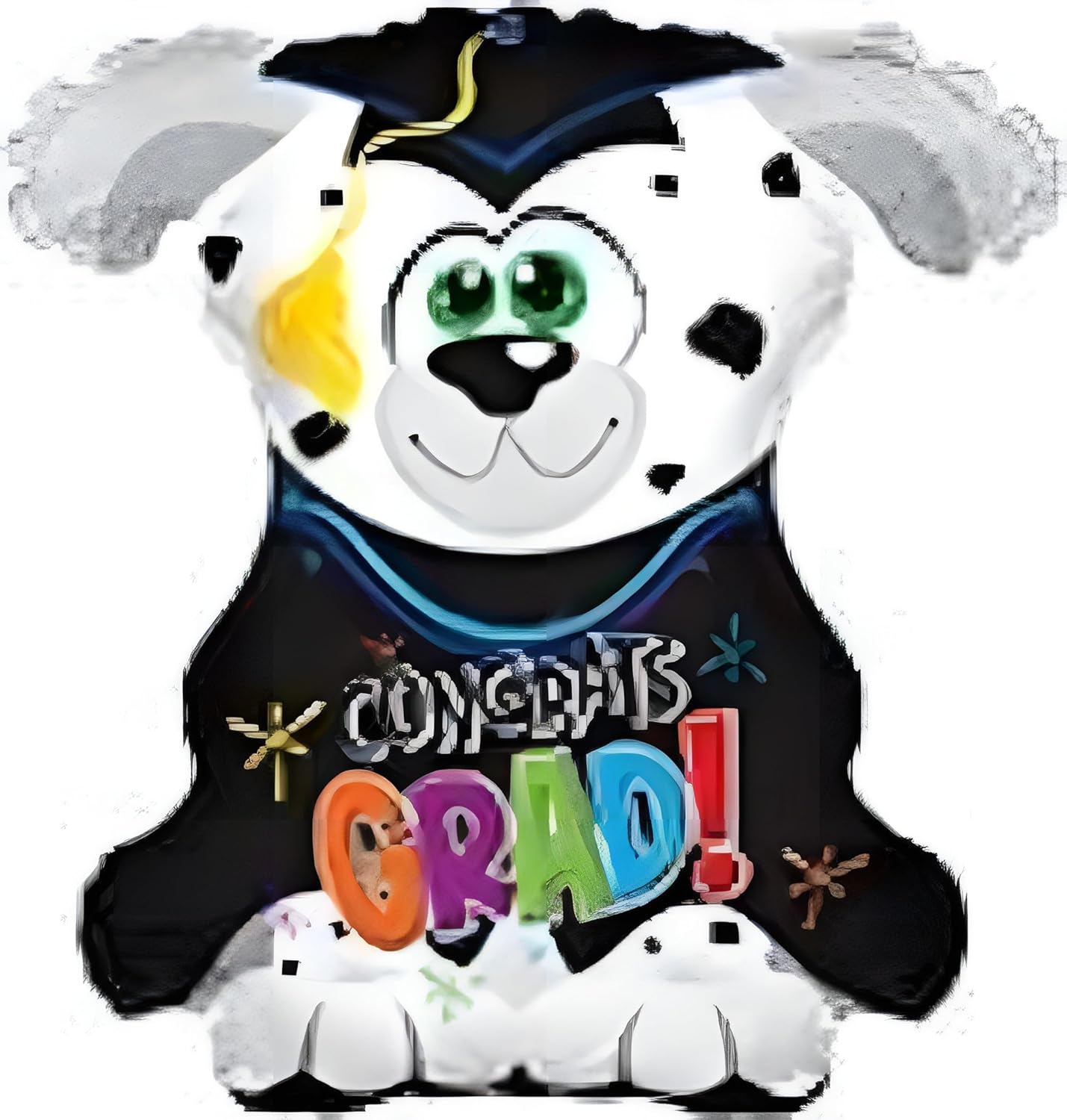 PMU Graduation Congrats Grad Star Shape 30 Inch Mylar Balloon