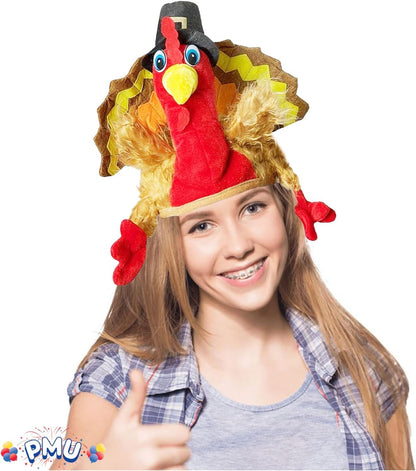 PMU Thanksgiving Turkey Hats Party Costumes and Accessories