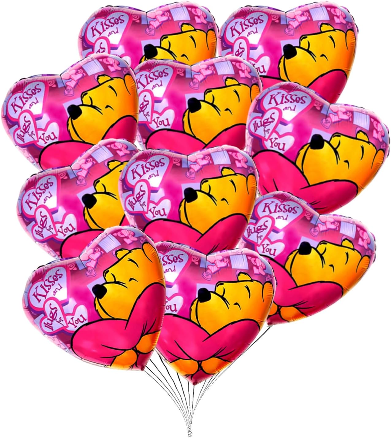 PMU Happy Valentine's Day 18 Inch Hearts Mylar-Foil Balloon