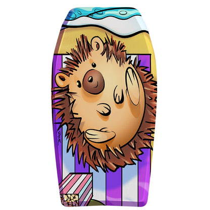 PMU 26 Inch Graphics Printed Bodyboard - Lightweight Wrist Leash Slick Bottom Boogie Board for Beach, Sea & Pool - Surfing Board for Kids, Teens & Adults Wave Conditions  Pkg/1