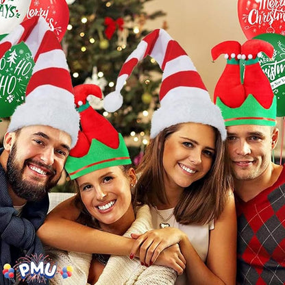 PMU Funny Christmas Hat, Santa's Santa Pants Down The Chimney Hat for Crazy Xmas Party Dress Up Celebrations, Costume Accessories