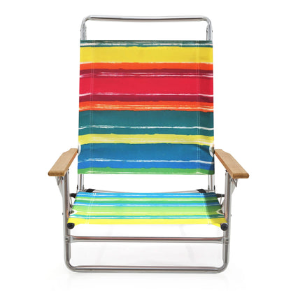 PMU Beach Chair 3 Position Lay-Flat Pkg/1