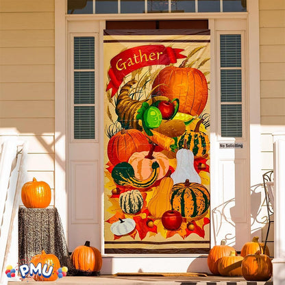 PMU Door Covers - Thanksgiving Door Covers - Thanksgiving Banner - Front Door Cover for Thanksgiving