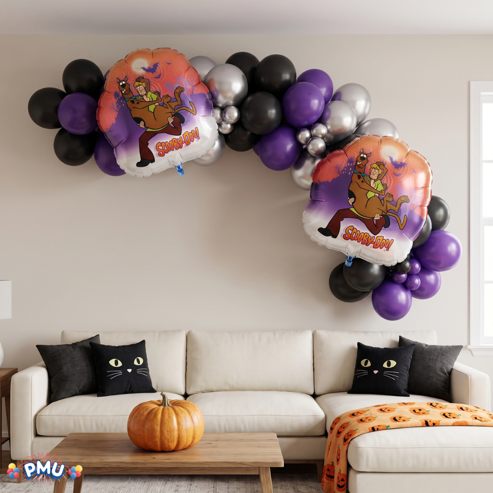 PMU 25 Pc Scooby-Doo 36 Inch Mylar Balloon For Birthday, Party Supplies & Decorations Halloween
