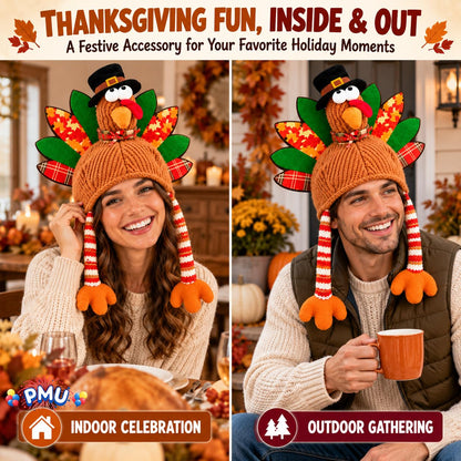 PMU Funny Turkey Hat, Thanksgiving Costume & Fall Accessory