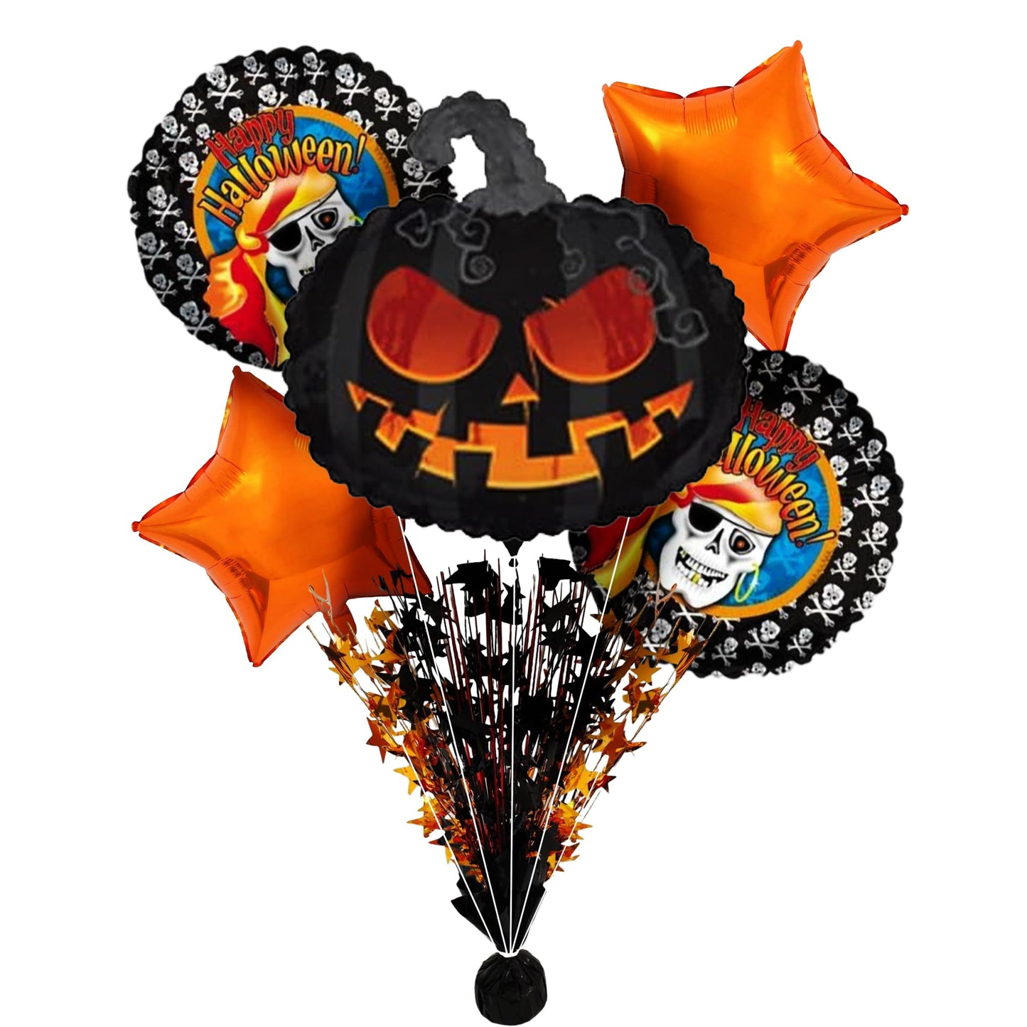 PMU Halloween Mylar Foil Balloons for Halloween Party Decorations, Haunted House, Photo Booth & Spooky Celebrations